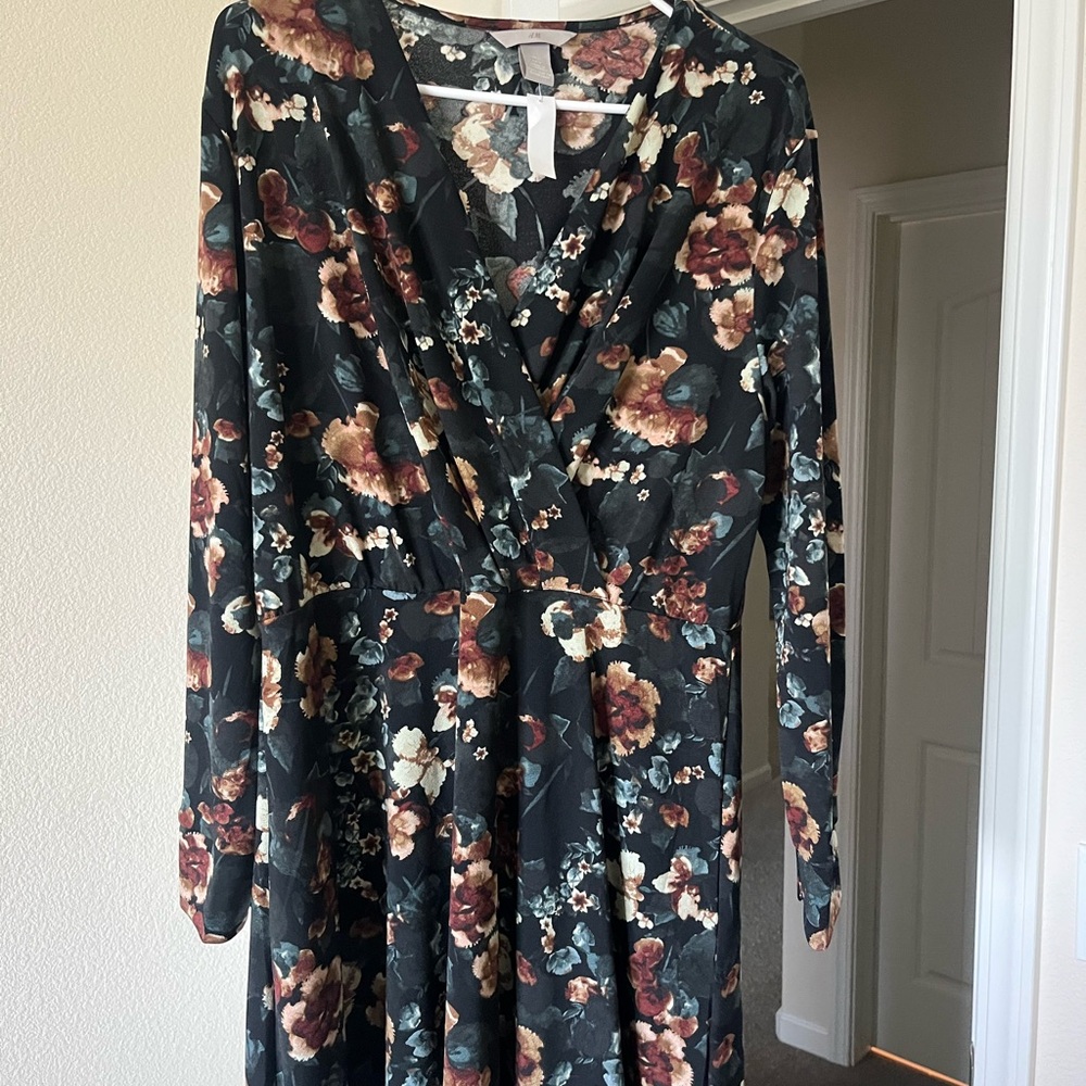 Floral Long Sleeve Dress